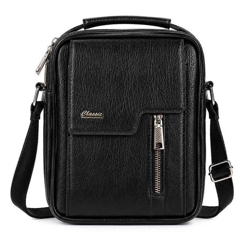 کیف رودوشی ، اداری ، دستی مدل C28 ،چرم مصنوعی، ابعاد 28×27×10