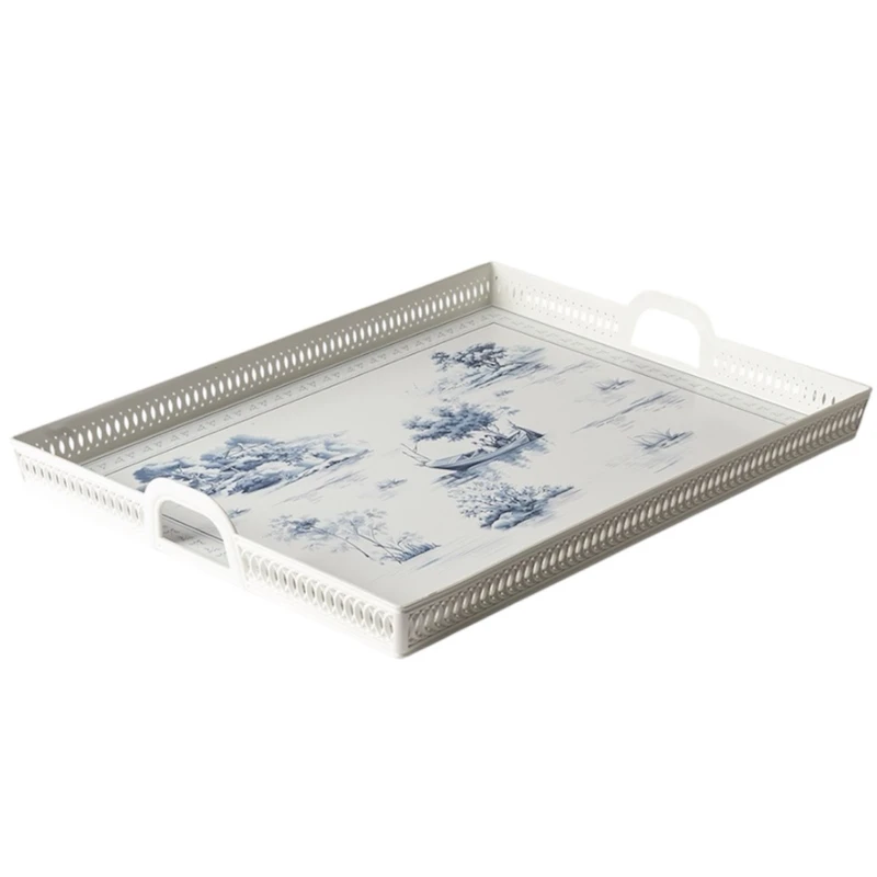 سینی دسته دار مادام کوکو مدل Savais سایز 52*39 سانتی متر