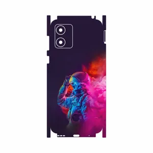 MAHOOT Smoke Rainbow Digital Art 1-FullSkin Cover Sticker for Motorola Moto E13