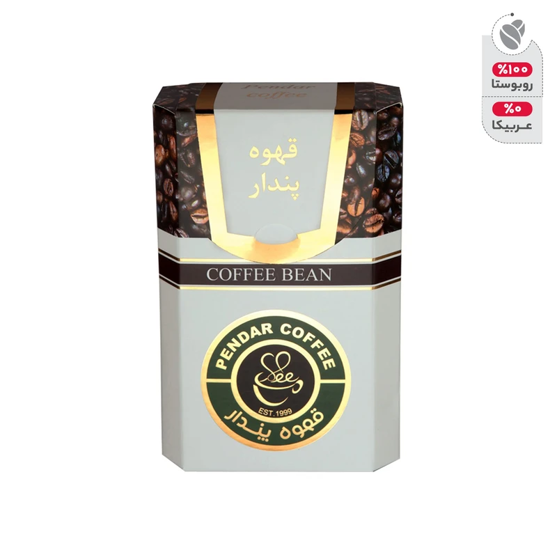 بسته دانه قهوه پندار مدل روبوستا