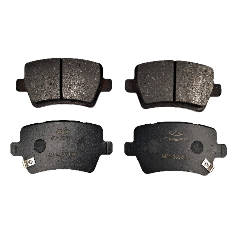 لنت ترمز عقب خودرو چری مدل M31-3502080 دو جفت مناسب برای لاماری ایما، فیدلیتی