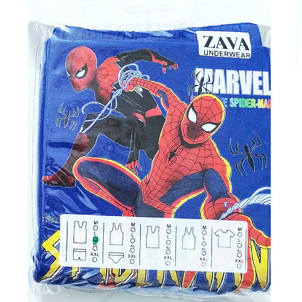 ست شورت و زیرپوش پسرانه مدل عنکبوتی