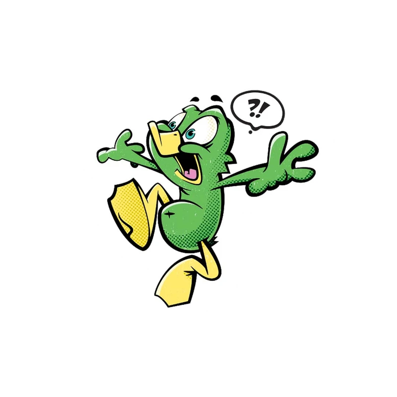 استیکر لپ تاپ طرح  Surprised Duck کد ST-189