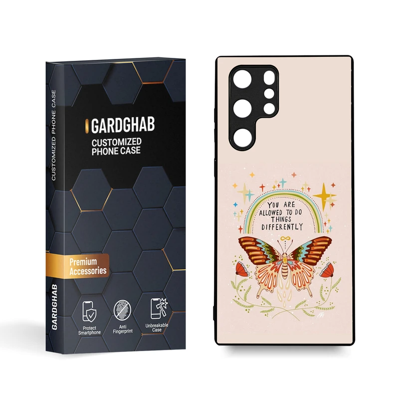 کاور گارد قاب مدل دخترانه مناسب برای گوشی موبایل سامسونگ Galaxy S22 Ultra