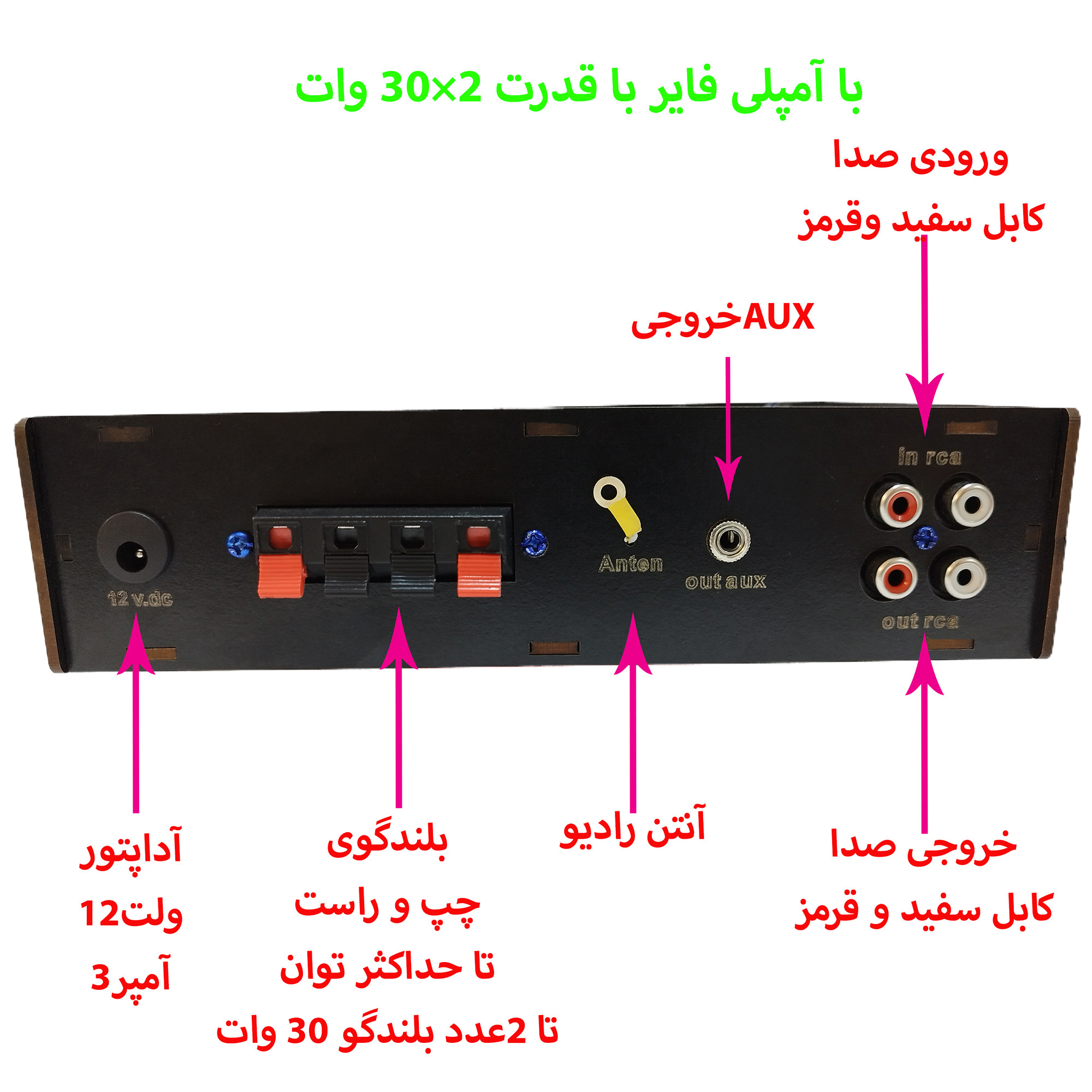 آمپلی فایر رندا مدل RN100