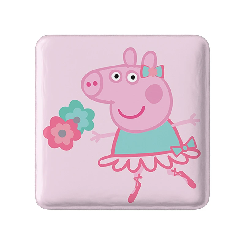 مگنت خندالو طرح پپا انیمیشن پپا پیگ Peppa pig  مدل مربعی کد 22066