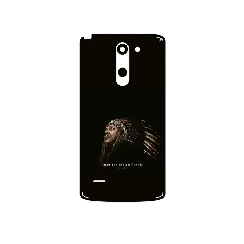 برچسب پوششی ماهوت مدل Portrait of an Indian Man مناسب برای گوشی موبایل ال جی G3 Stylus