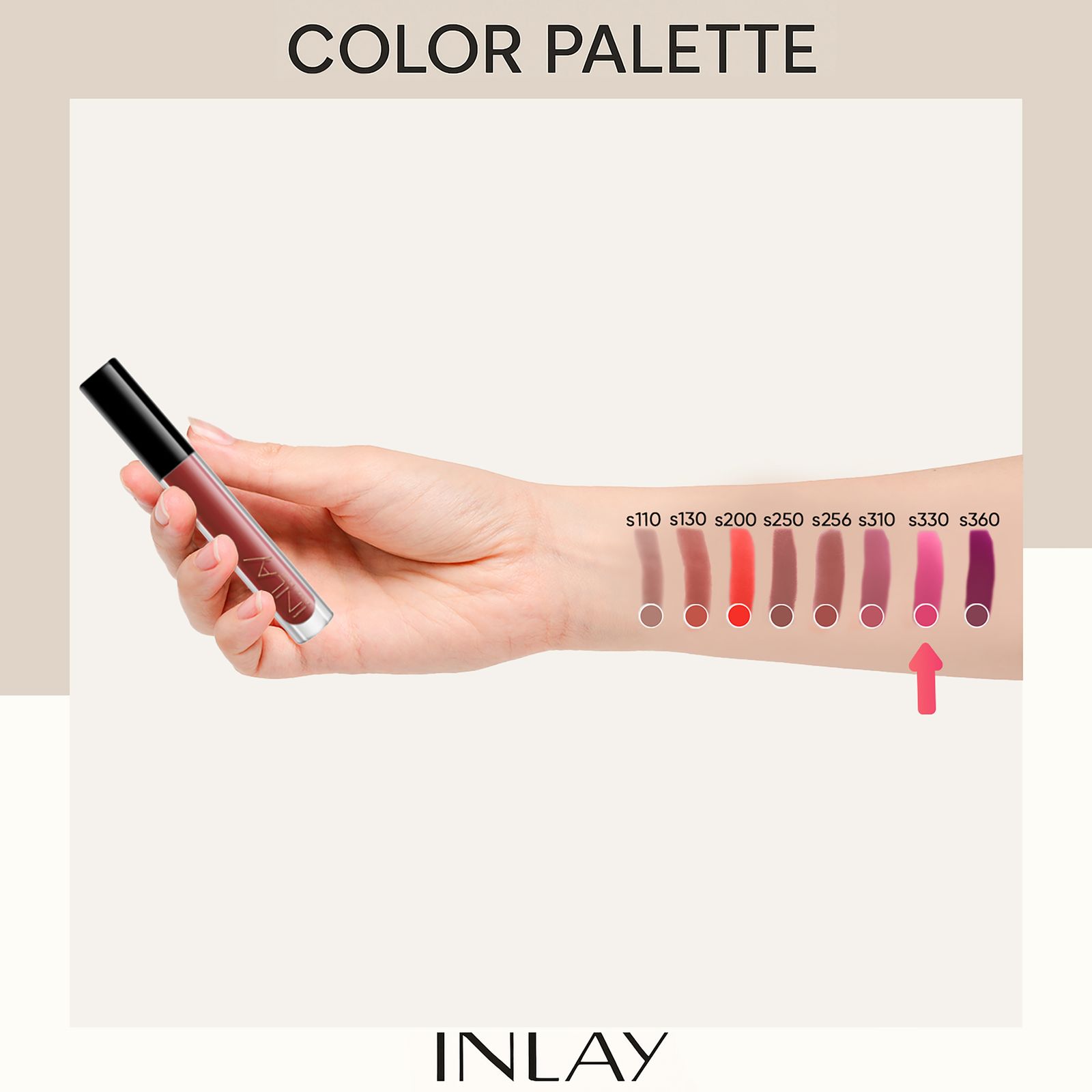 رژ لب مایع این لی مدل Rose Melody شماره S330 -  - 8