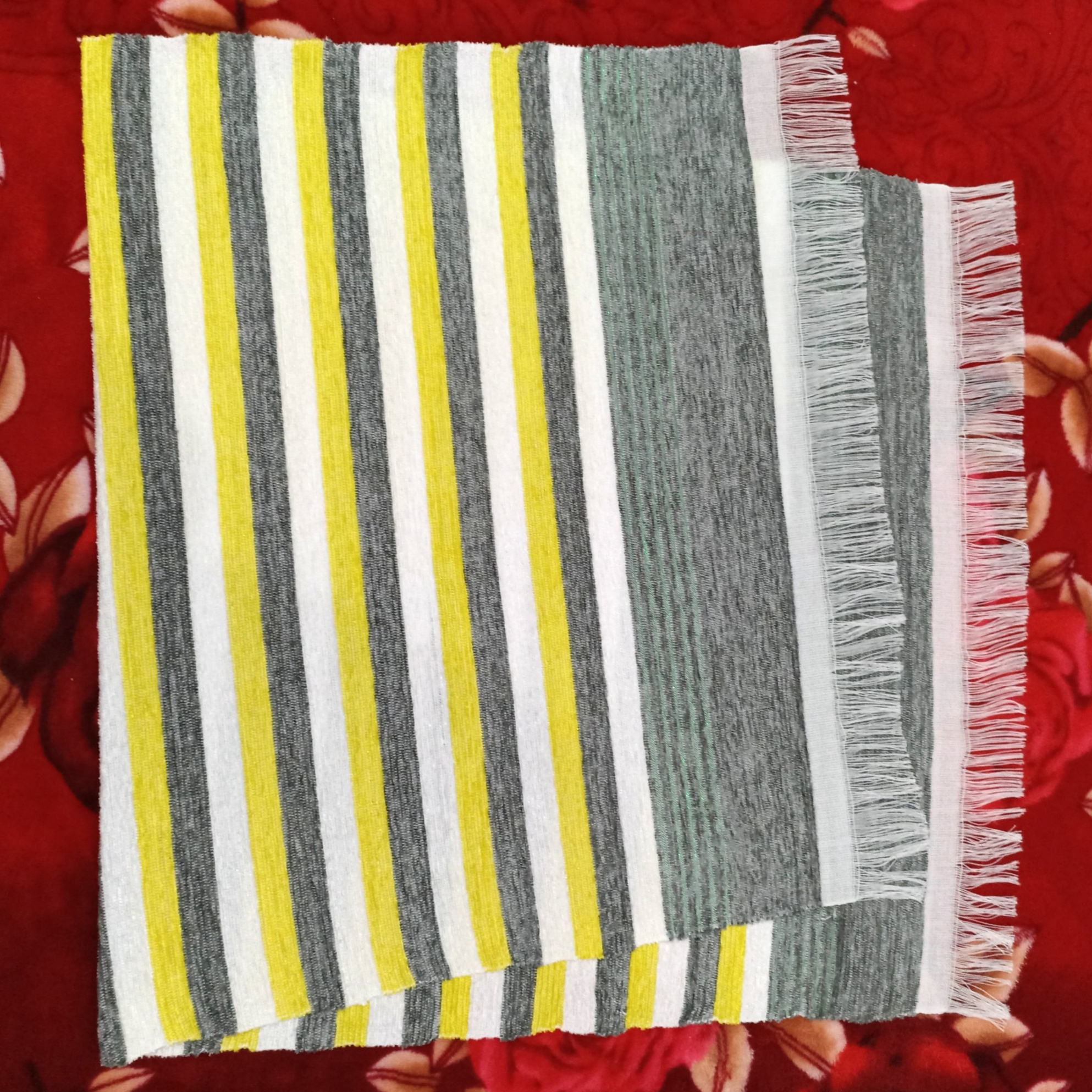 حوله محلی سنتی مدل دستبافت مخمل کد 25  بسته 6 عددی