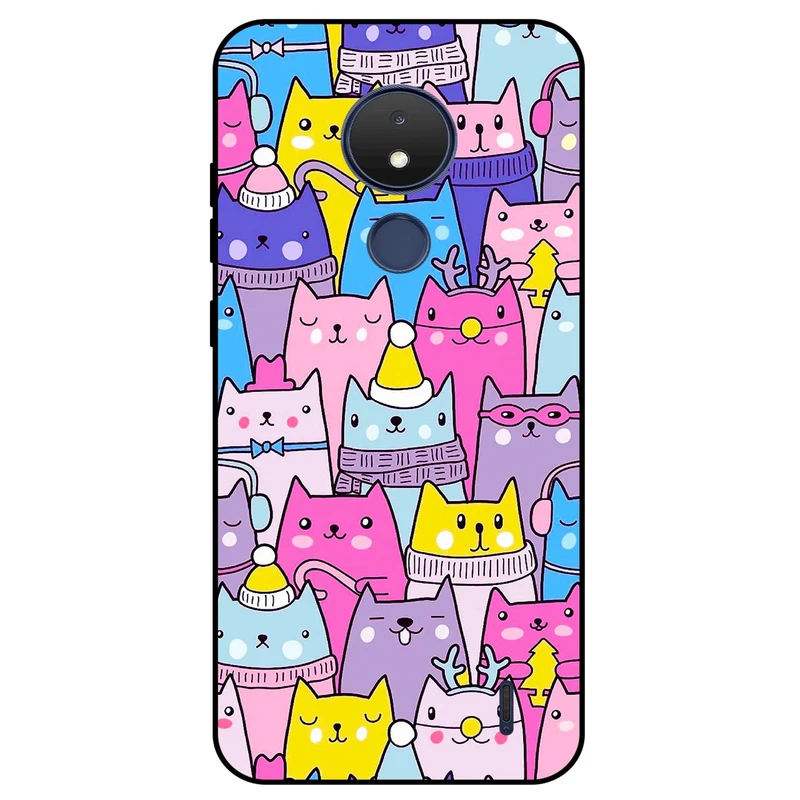 کاور مگافون طرح گربه مدل 8065 مناسب برای گوشی موبایل نوکیا C21