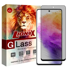 محافظ صفحه نمایش حریم شخصی لایونکس مدل PRV مناسب برای گوشی موبایل سامسونگ Galaxy A73 5G