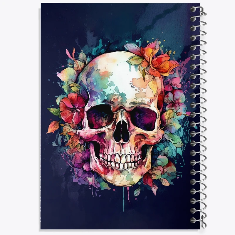 دفتر نقاشی 50 برگ خندالو طرح اسکلت (Skeleton) کد F371