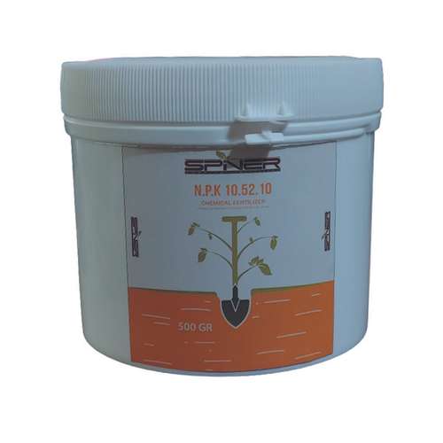 کود فسفر بالا NPK 10 52 10+ TE اسپینر مدل SA271 وزن 500 گرم