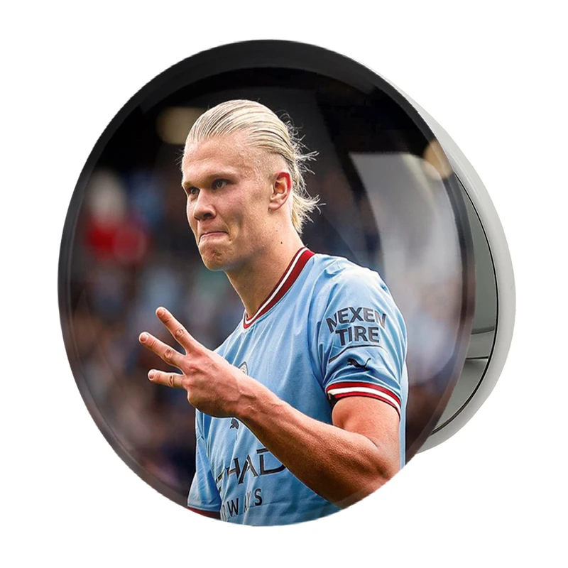 آینه جیبی خندالو طرح ارلینگ هالند (Erling Haaland) مدل تاشو کد 36383