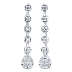 گوشواره طلا 18 عیار زنانه مدل 11157