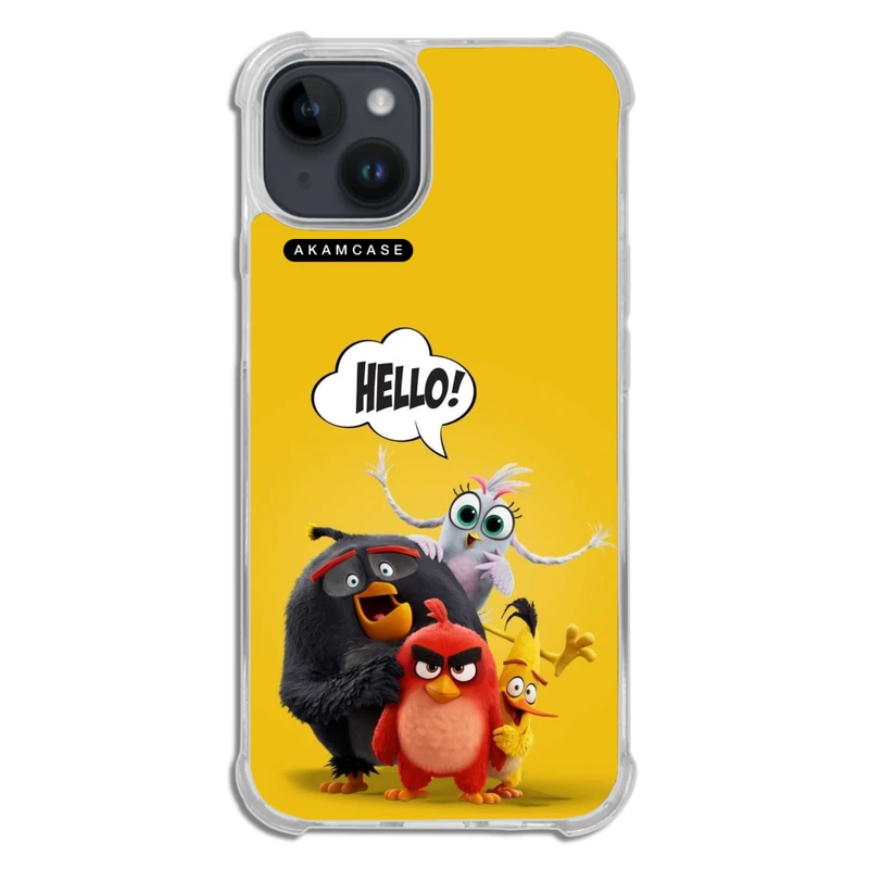 کاور آکام مدل AMC-WTA14-ANGRY BIRDS17 مناسب برای گوشی موبایل اپل iPhone 14