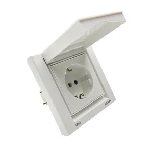 پریز برق ارت دار ایران الکتریک مدل بارانی IP44