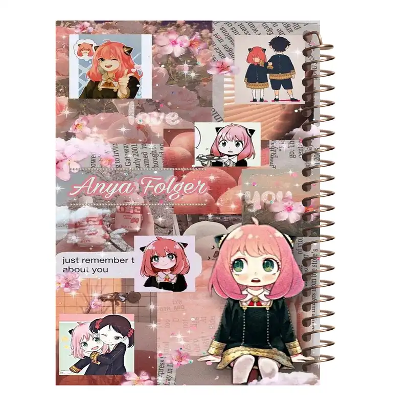 دفتر مشق 60 برگ طرح انیمه آنیا کد M158