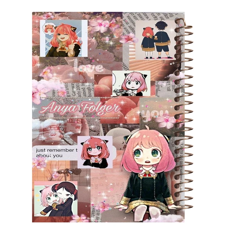 دفتر رنگ آمیزی 40 برگ طرح انیمه مدل انیا کد R49