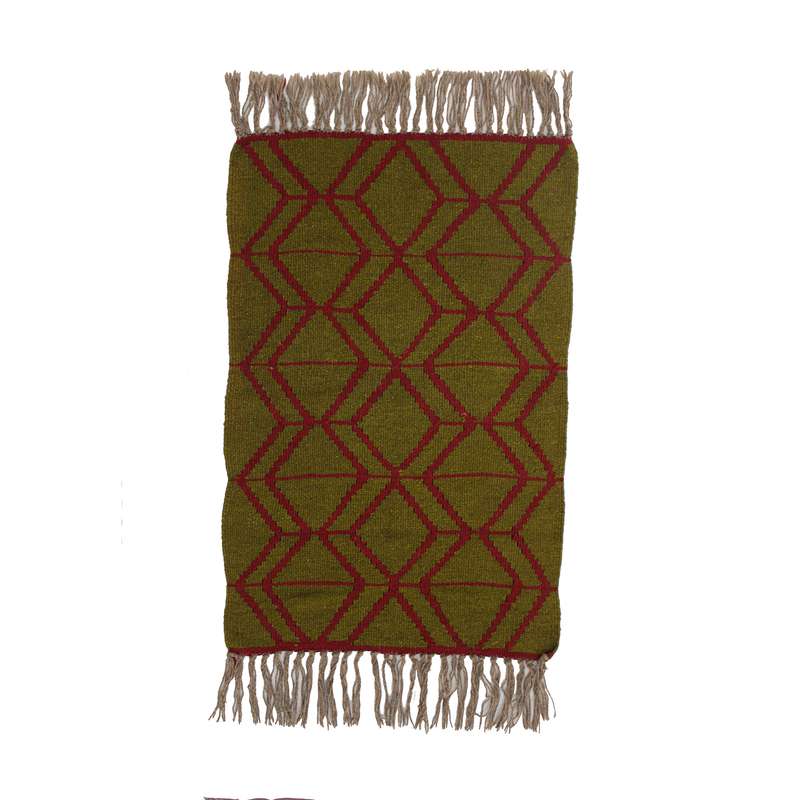 گلیم دستباف نیم متری طرح محرمات کد 129