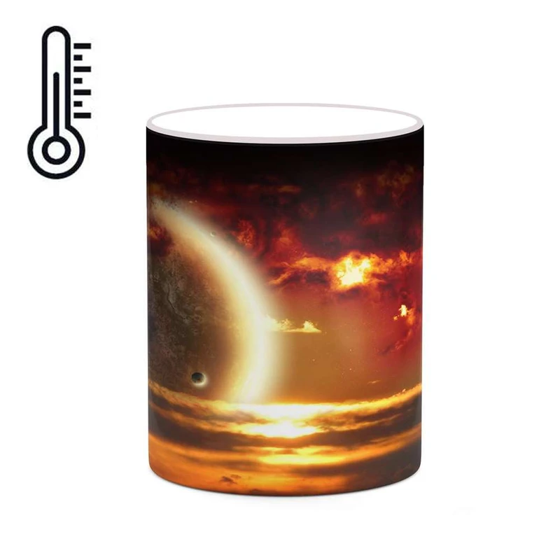 ماگ حرارتی کاکتی مدل فضا و کهکشان کد mgh20155