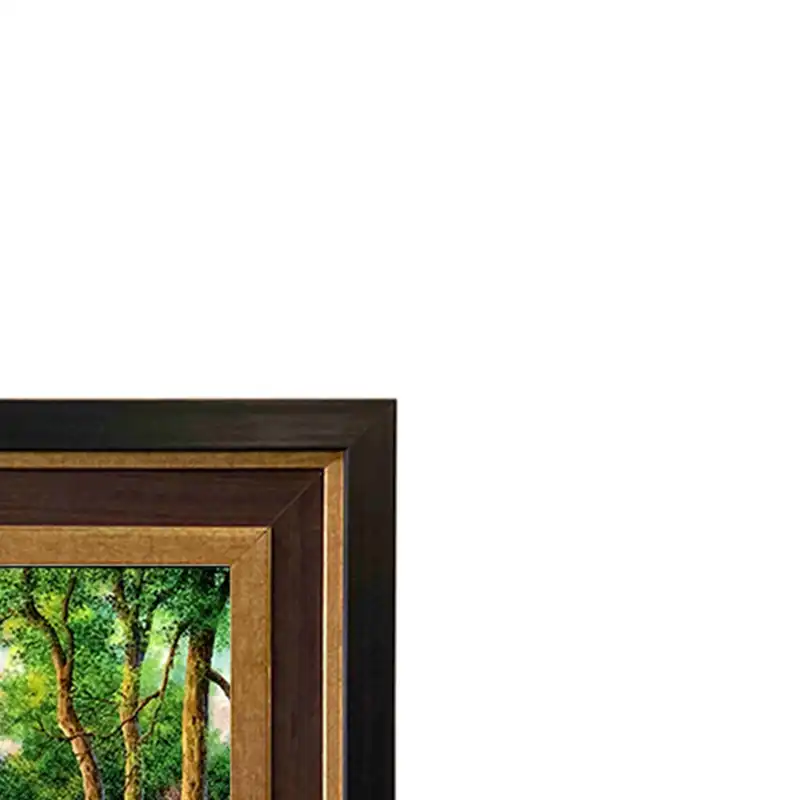 تابلو فرش ماشینی مدل روستا کد 8734