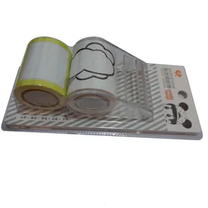 کاغذ یادداشت چسب دار مدل رولی تیغه دار کد ye3 مجموعه 2 عددی