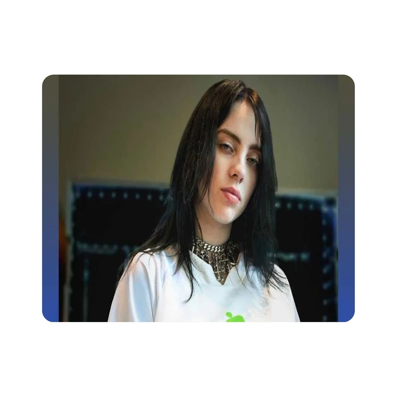 ماوس پد اطلس آبی طرح خواننده بیلی آیلیش  مدل T5589