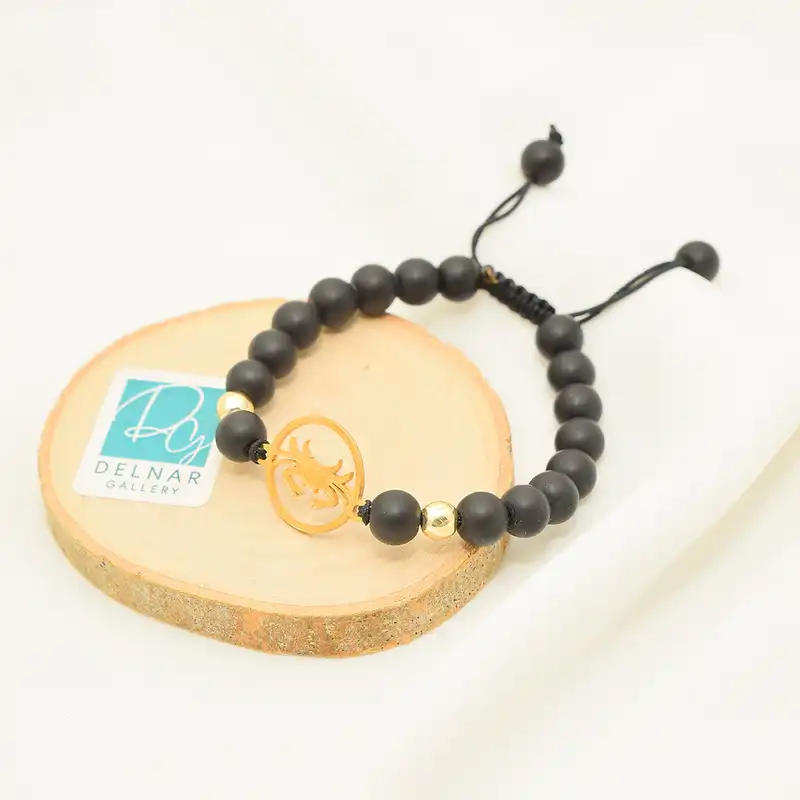 دستبند دلنار گالری مدل نماد ماه تولد تیر