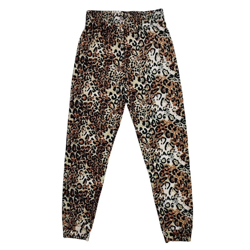 شلوار زنانه مدل مخمل پلنگی