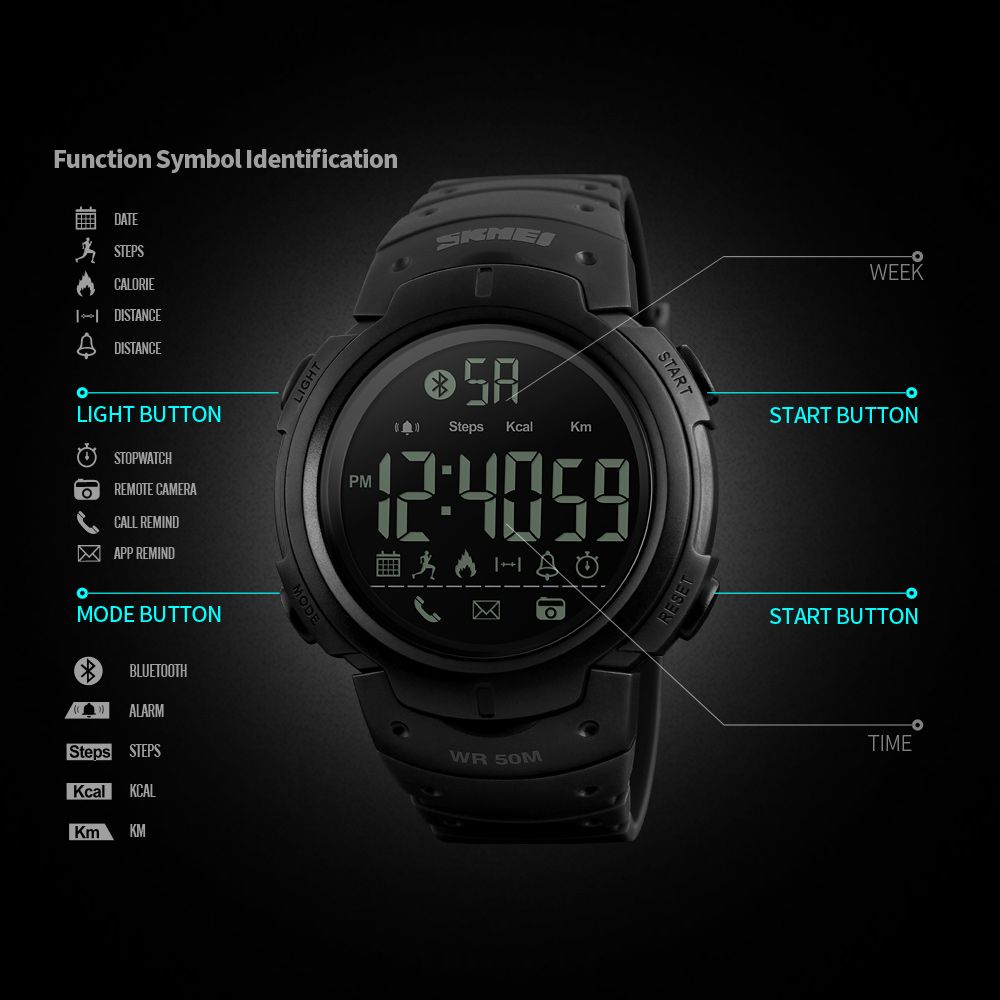 ساعت مچی دیجیتال اسکمی مدل 1301 -  - 6