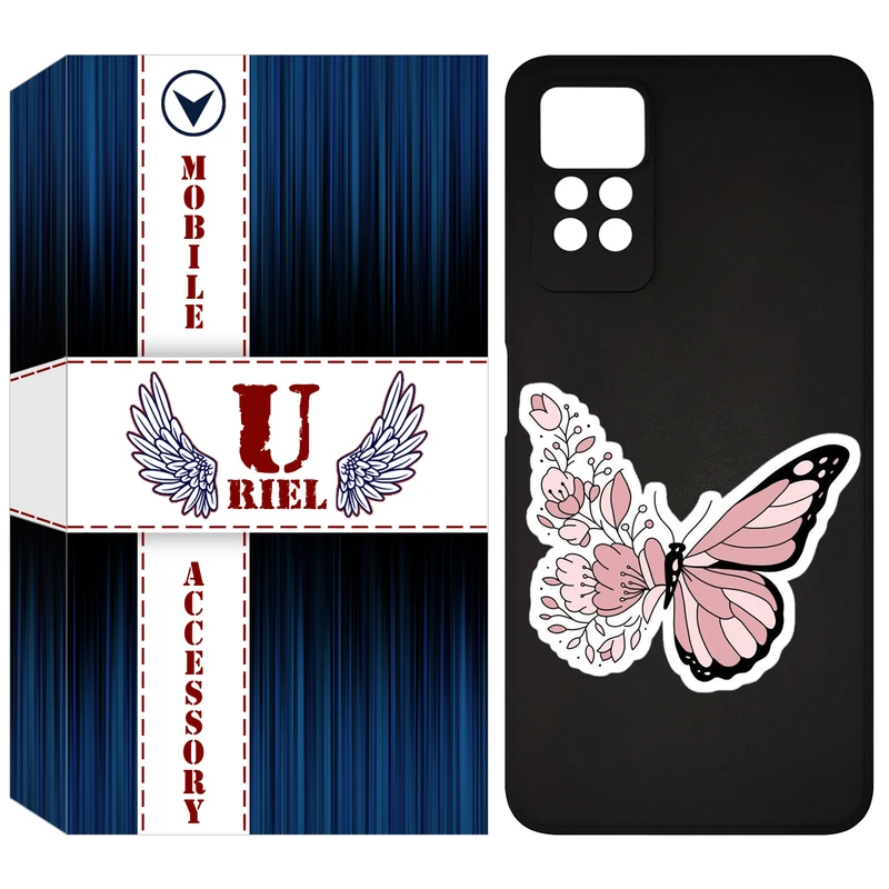 کاور یوریل مدل KSH کد 98 طرح پروانه مناسب برای گوشی موبایل شیائومی Redmi Note 12 Pro 4G