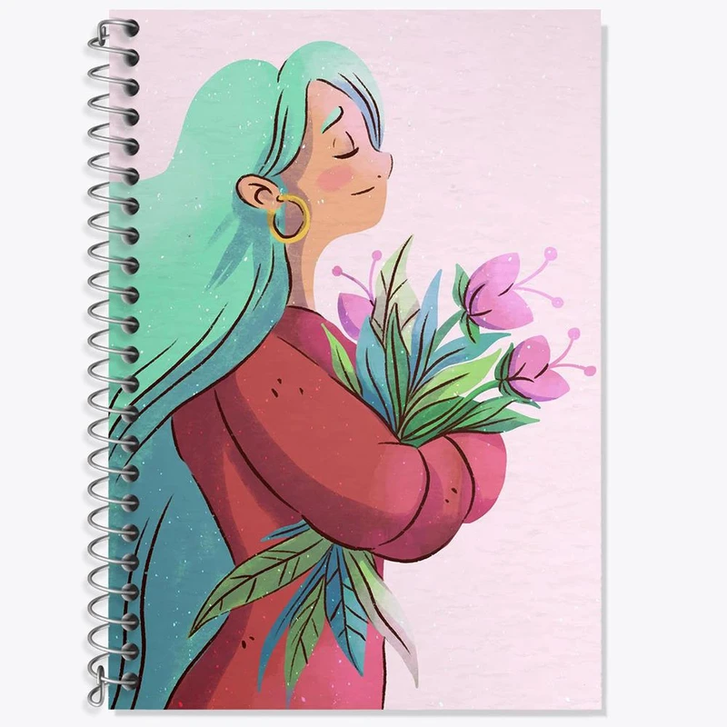 دفتر لغت 50 برگ خندالو مدل دختر قوی Girl Power کد 28954