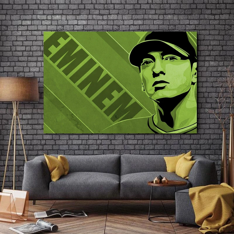 تابلو شاسی طرح بزرگان موسیقی مدل Eminem کد A313