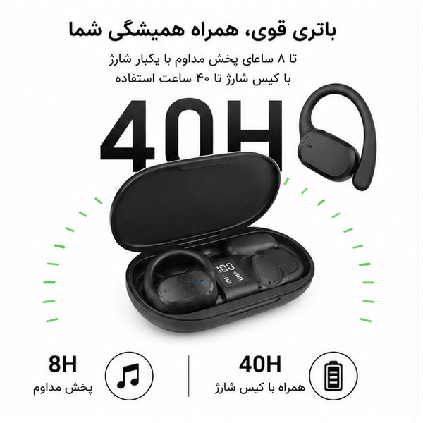 هدفون گیمینگ بلوتوثی مدل TWS