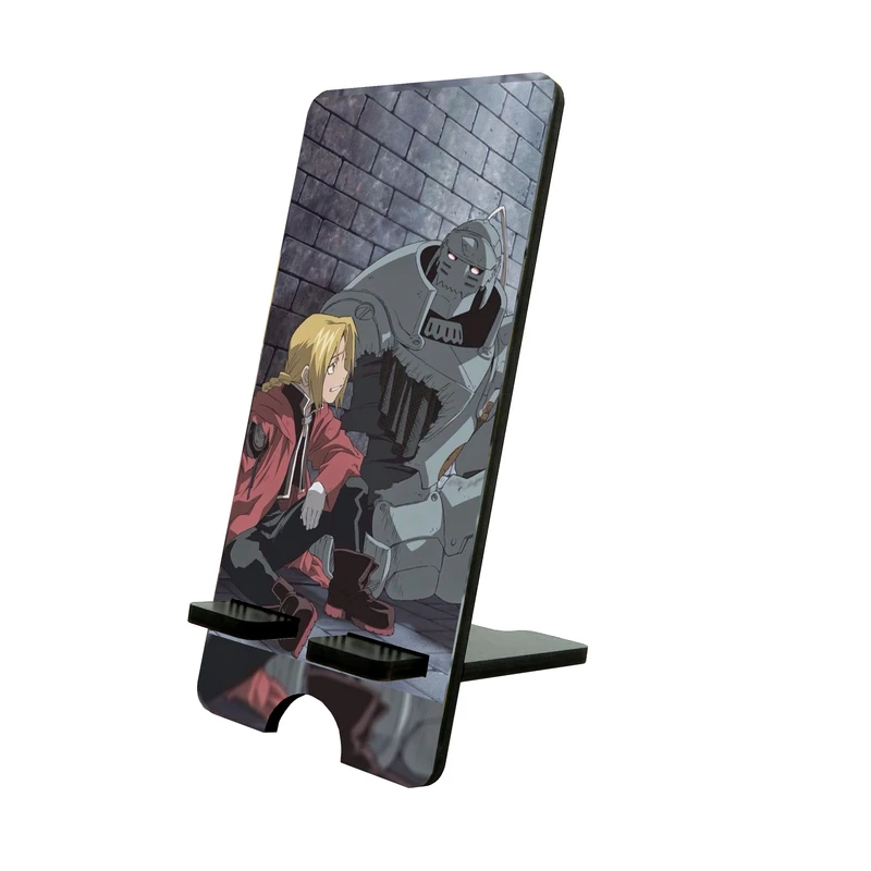 پایه نگهدارنده گوشی موبایل و تبلت طرح  Fullmetal alchemist ادوارد و ابفونس کد 7498005
