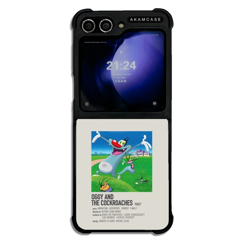 کاور آکام مدل AMC-WSGZFLIP5-OGGY-21 مناسب برای گوشی موبایل سامسونگ Galaxy Z Flip 5