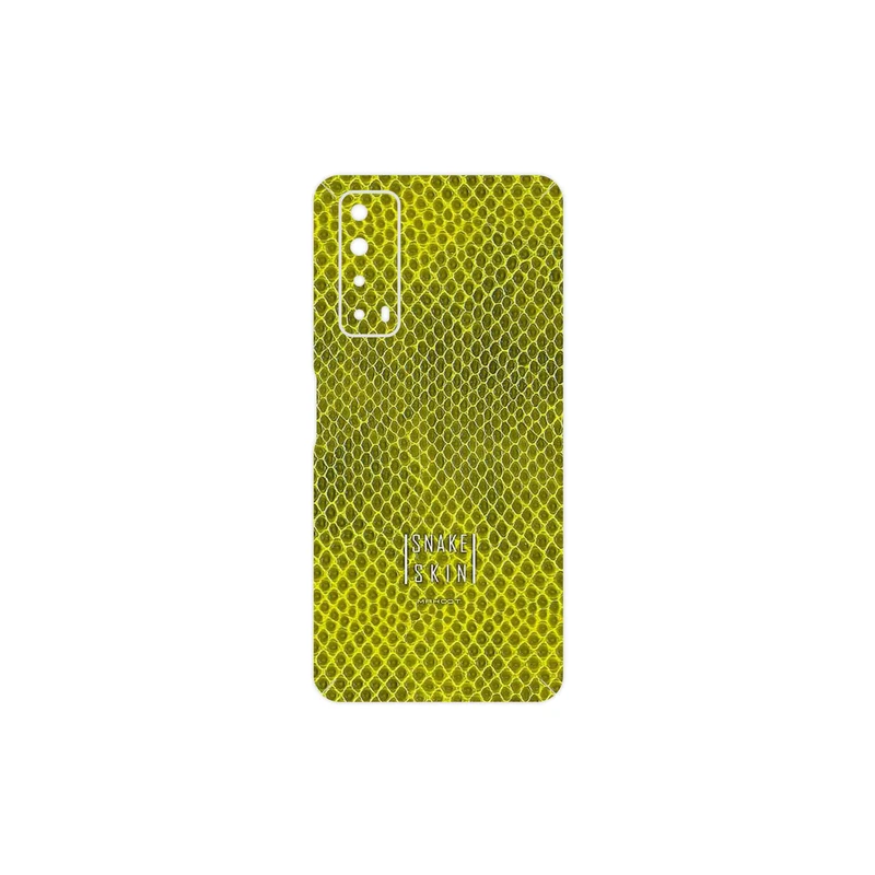 برچسب پوششی ماهوت مدل Yellow Snake Skin مناسب برای گوشی موبایل هوآوی Y7a