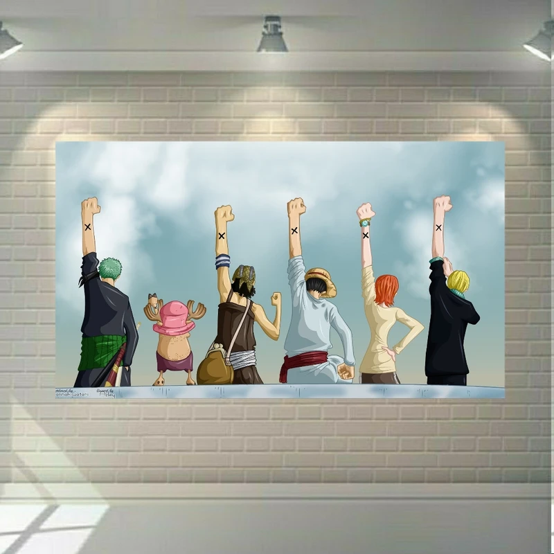 پوستر دیواری طرح انیمه Onepiece مدل SDP707