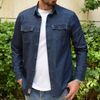 پیراهن آستین بلند مردانه پایتی جامه مدل جین دو جیب کد 16459224