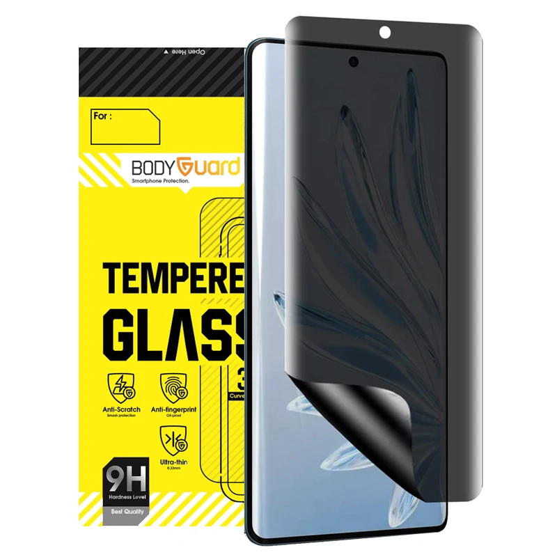 محافظ صفحه نمایش حریم شخصی بادیگارد مدل HydroGel مناسب برای گوشی موبایل آنر X9a