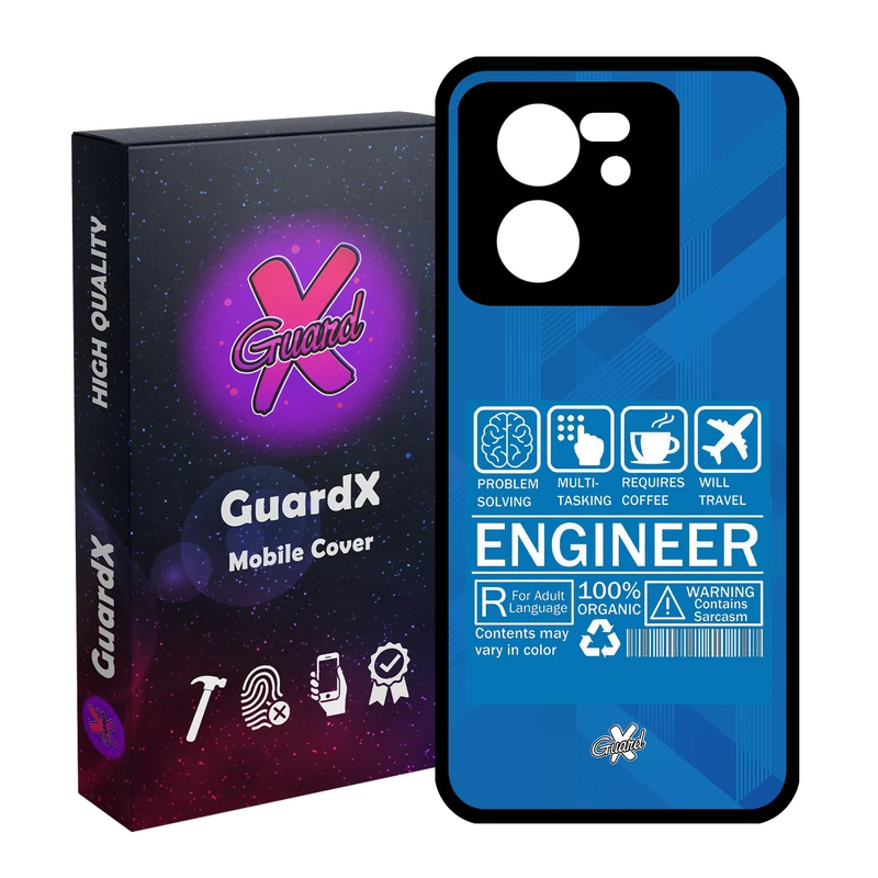 کاور گارد ایکس طرح مهندس مدل Glass10538 مناسب برای گوشی موبایل شیائومی 13T/13T Pro/Redmi K60 Ultra