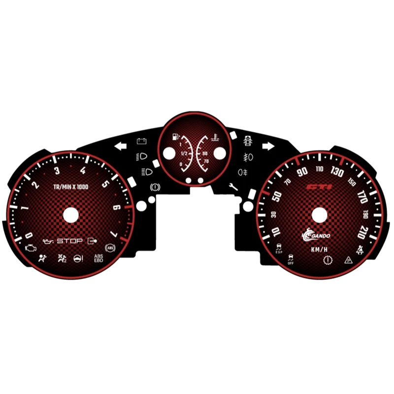 صفحه کیلومتر خودرو گاندو کد 02 مناسب برای پژو 207 اتومات