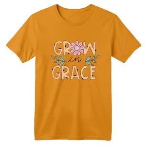 تی شرت آستین کوتاه بچگانه مدل نوشته کد 1 رنگ پرتقالی