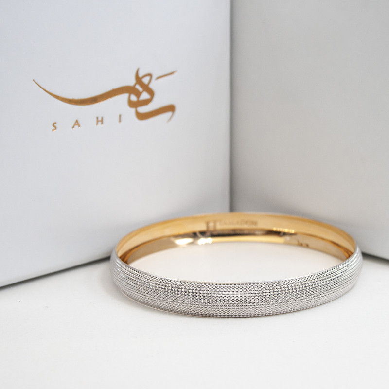 النگو طلا 18 عیار زنانه سهی مدل VB60-2