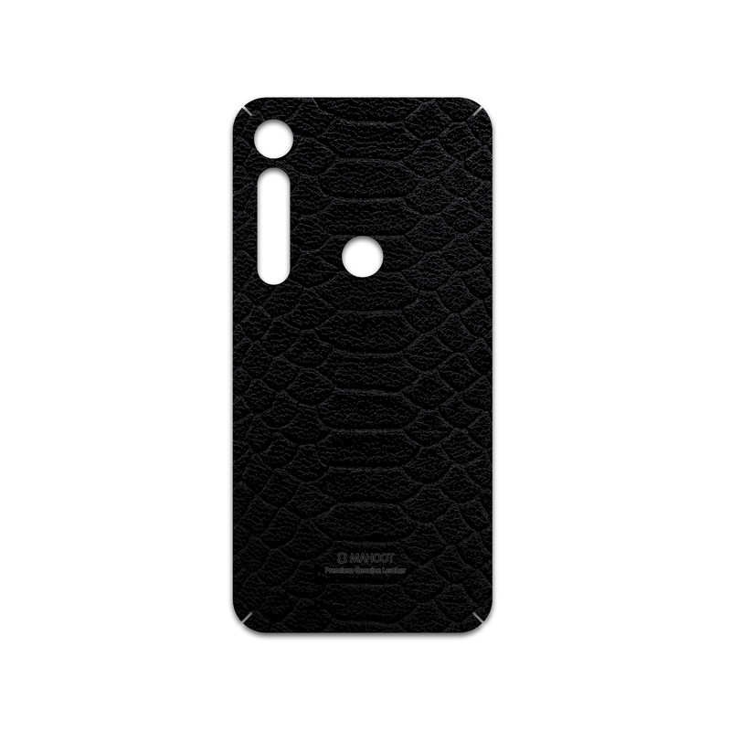 برچسب پوششی ماهوت مدل Black-Snake-Leather مناسب برای گوشی موبایل موتورولا One Vision Plus