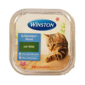 کنسرو پوچ گربه ووم وینستون مدل Wild وزن 100 گرم