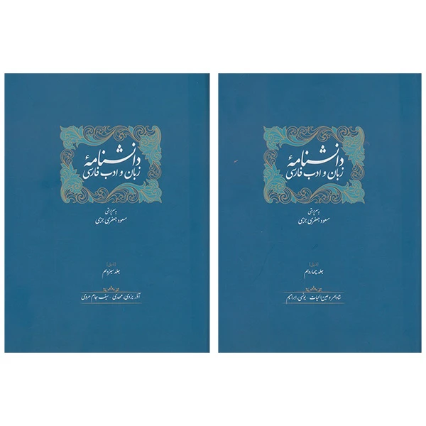 کتاب دانشنامه زبان و ادب فارسی اثر اسماعیل سعادت و مسعود جعفری جزی انتشارات سخن 2 جلدی