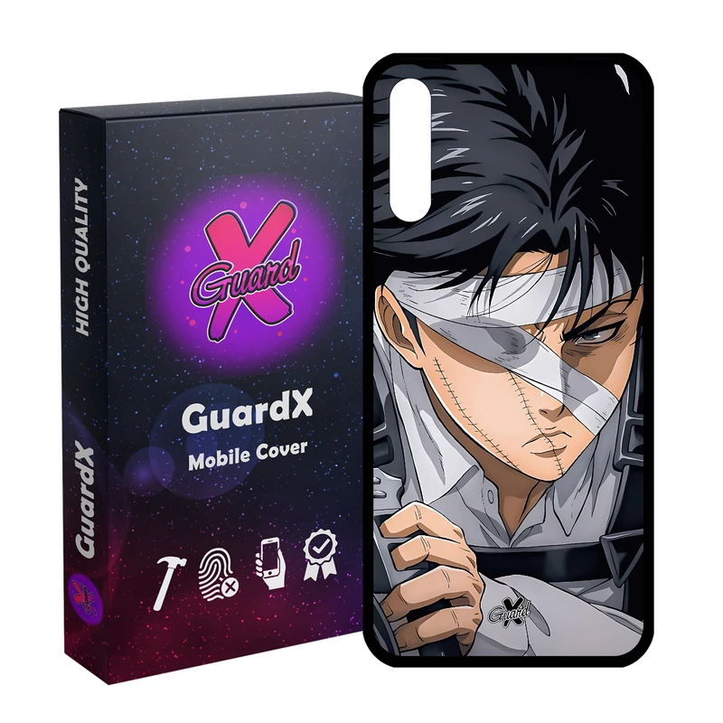 کاور گارد ایکس طرح لیوای انیمه مدل Glass10569 مناسب برای گوشی موبایل سامسونگ Galaxy A30s/A50/A50s