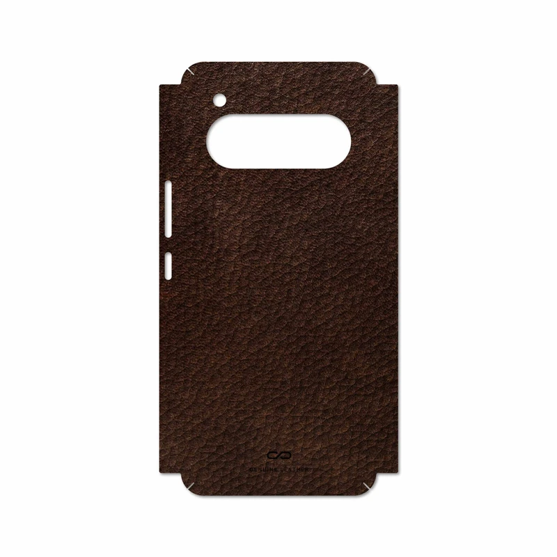 برچسب پوششی ماهوت مدل Dark-Brown-Leather مناسب برای گوشی موبایل داریا Bond II Lite 5G